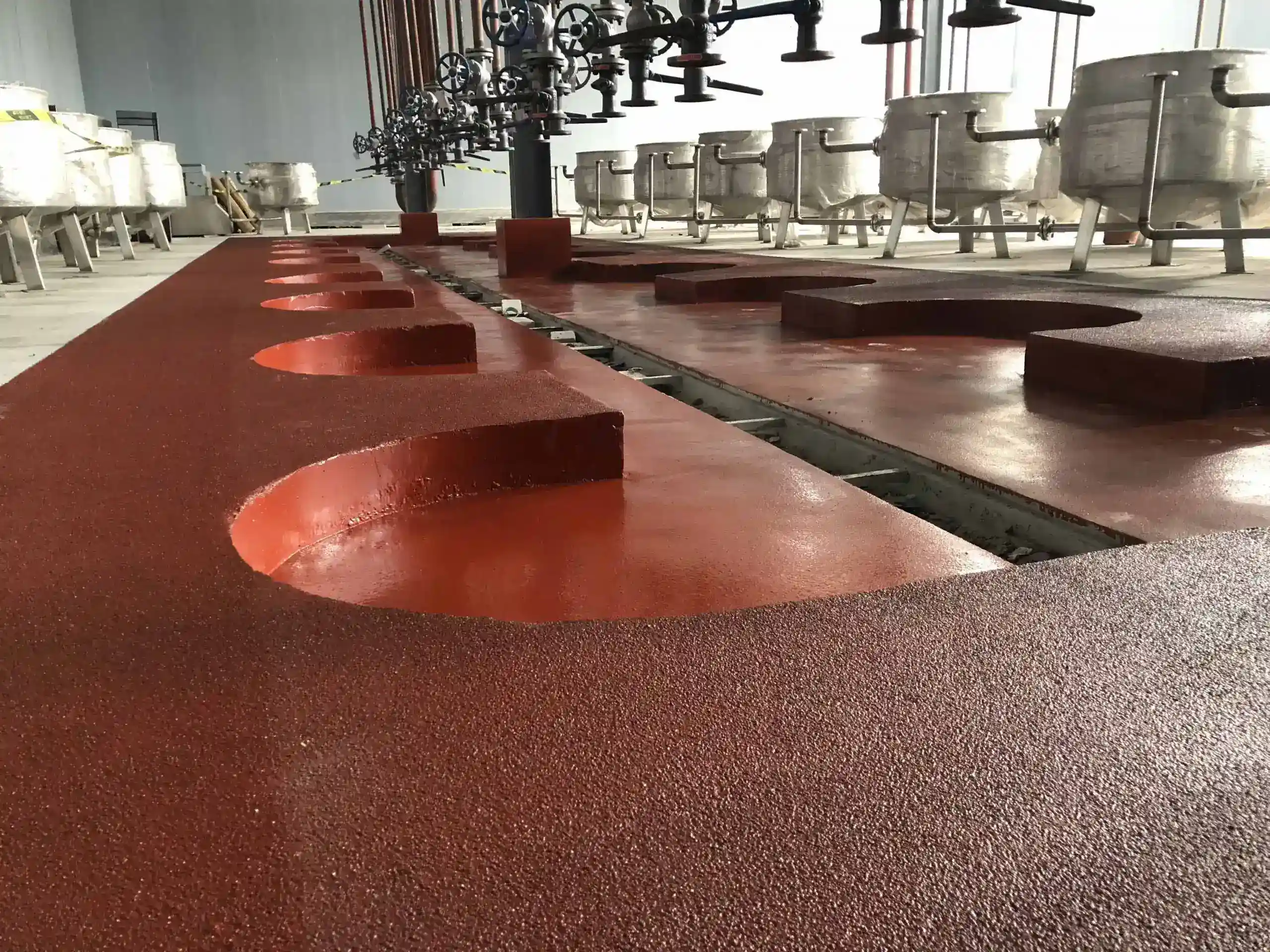 [UQESH ®SF] 6-12mm heavy duty anti-skid polyurethane mortar